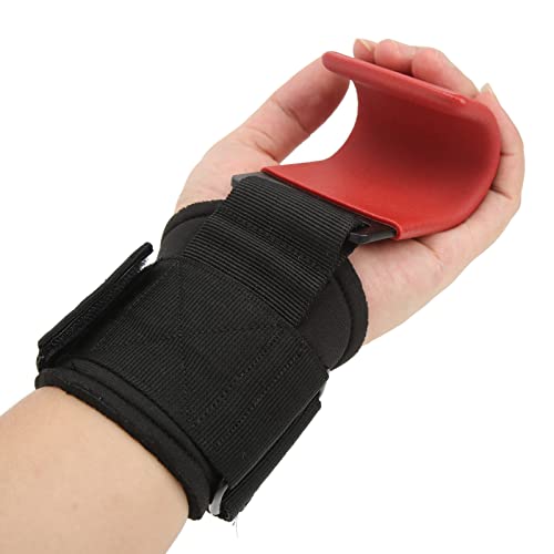 Yosoo Health Gear Professionelle Hebegurte Haken Gewicht Heavy Duty Handgelenk Gewichtheben Griffe Handschuhe Unterstützung Dickes Neopren Gepolsterte Handbandagen Griffunterstützung Ideal für von Yosoo Health Gear