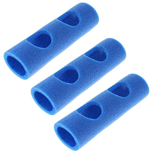 Yosoo Health Gear Schwimmnudel-Verbindungsstück, Schwimmschaum-Verbindungsstück, 3 Stück Schwimmstangen-Verbindungsstück EPE 2 Kreuzlöcher Schwimmnudel-Verbindungsstück (Blau) von Yosoo Health Gear