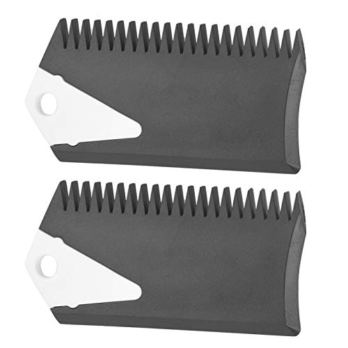 Yosoo 2 Stück/Set Wachskamm Für Surfbrett, PVC Surfbrett Kamm Und Schaber, Surfboard Scraper, Surfboard Wax Remover, Skimboarding Wax Remover Scraper, Surfboard Comb von Yosoo