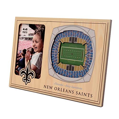 YouTheFan NFL 3D Bilderrahmen, New Orleans Saints, One Size YouTheFan NFL 3D Bilderrahmen, New Orleans Saints, One Size von YouTheFan