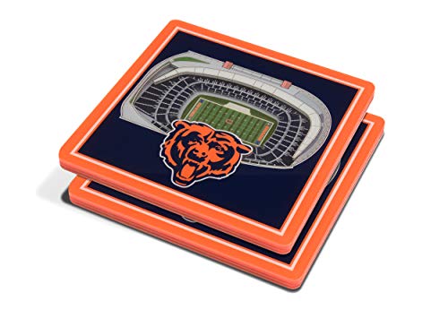 YouTheFan NFL Chicago Bears 3D StadionView Untersetzer – Soldatenfeld YouTheFan NFL Chicago Bears 3D StadionView Untersetzer – Soldatenfeld von YouTheFan