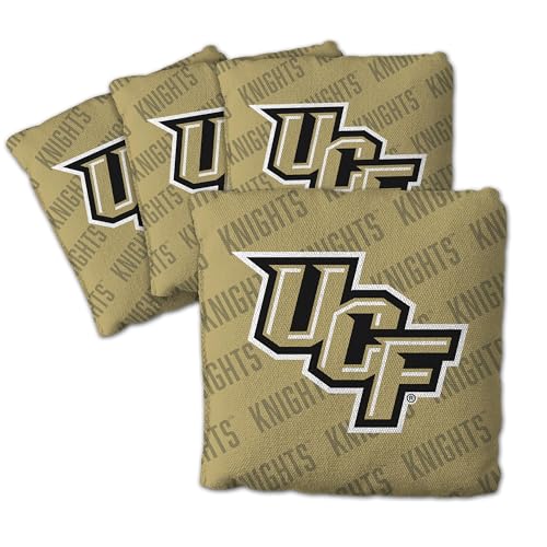 YouTheFan Unisex-Erwachsene Central Florida Knights-Gold Cornhole Bags – 4 Stück, Einheitsgröße von YouTheFan