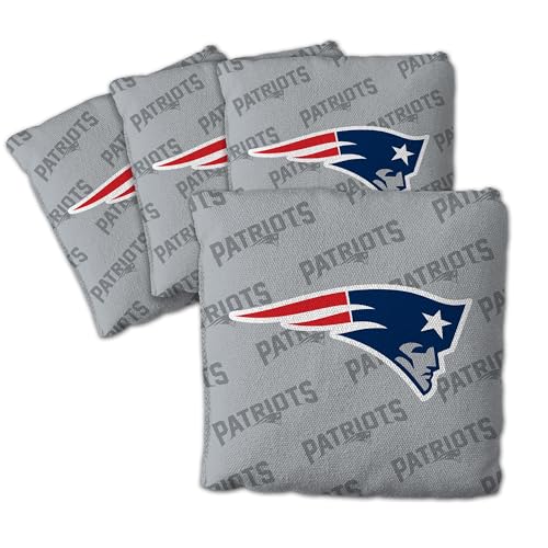 YouTheFan Unisex-Erwachsene Green Cornhole Bags – 4 Stück, New England Patriots-Grün, Einheitsgröße von YouTheFan