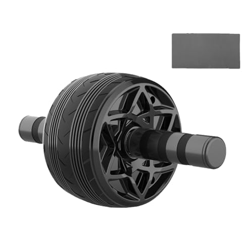 Youdefa Ab Wheel Roller Workout Roller Wheel mit Knie-Bauch-Trainingsgerät für das Training der Rumpfmuskulatur im Heimstudio,B Einfach zu Bedienen von Youdefa