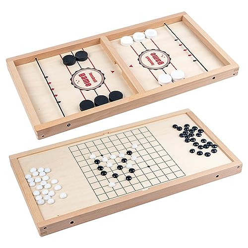 Hockey Game Board, Table Fighting Hockey Game, Wooden Hockey Game, Sling Puck Game, Slingshot Board Games, Winner Board Game, Family Winner Table Game, Unique Gift for Hockey Game Lovers von Youding