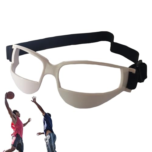 Basketball-Dribbling-Brille, Sport-Dribble-Spezifikationen, Basketball-Brille, Verstellbare Basketball-Anti-Bogen-Trainings-Sportbrille Für Die Schule Damen Herren Schützende Sport-Dribble-Spezifikat von Youngwier