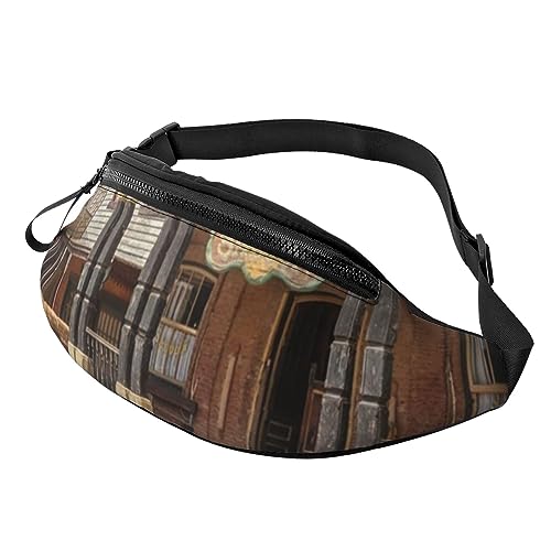 Old Wild West Cowboy Town Bauchtasche für Damen und Herren, modische Gürteltasche zum Wandern, Laufen, Reisen, Schwarz , Einheitsgröße, Reise-Kleidertasche Old Wild West Cowboy Town Bauchtasche für Damen und Herren, modische Gürteltasche zum Wandern, Laufen, Reisen, Schwarz , Einheitsgröße, Reise-Kleidertasche von YoupO