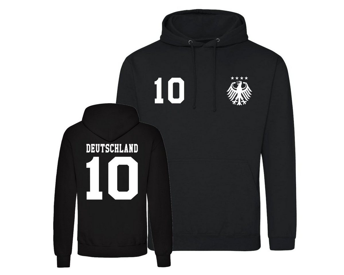Youth Designz Kapuzenpullover Deutschland Herren Hoodie Pullover im Fußball Trikot Look mit modischem Fan Aufdruck Youth Designz Kapuzenpullover Deutschland Herren Hoodie Pullover im Fußball Trikot Look mit modischem Fan Aufdruck von Youth Designz