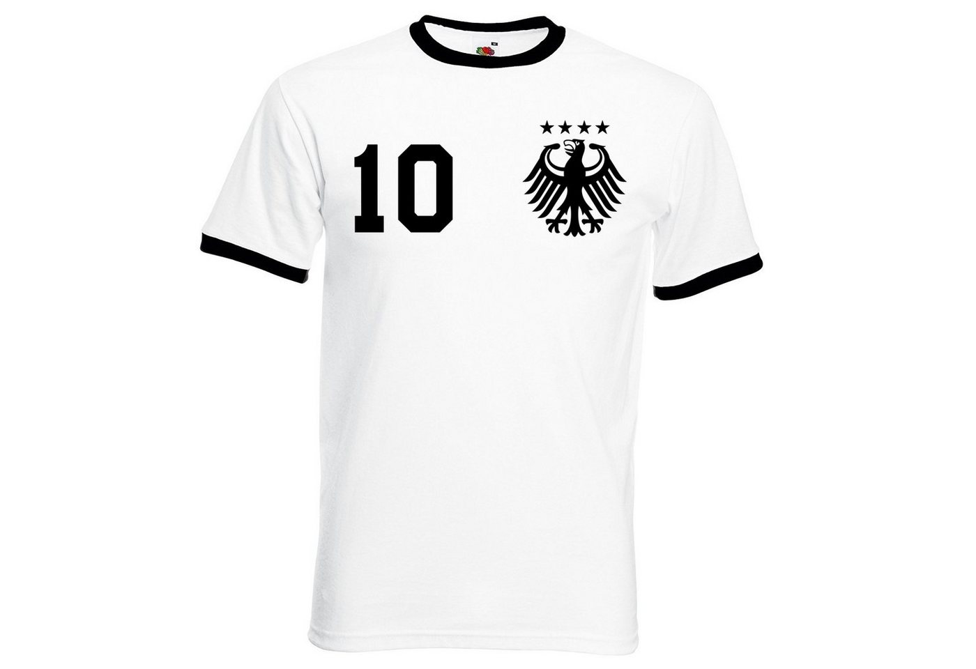 Youth Designz T-Shirt Deutschland Herren T-Shirt Fußball Trikot Look EM 2024 mit trendigem Motiv von Youth Designz