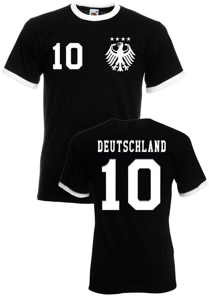 Youth Designz T-Shirt Deutschland Herren T-Shirt Fußball Trikot Look EM 2024 mit trendigem Motiv Youth Designz T-Shirt Deutschland Herren T-Shirt Fußball Trikot Look EM 2024 mit trendigem Motiv von Youth Designz