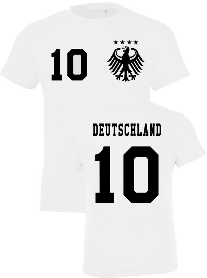 Youth Designz T-Shirt Deutschland Kinder T-Shirt im Fußball Trikot Look EM 2024 mit trendigem Motiv Youth Designz T-Shirt Deutschland Kinder T-Shirt im Fußball Trikot Look EM 2024 mit trendigem Motiv von Youth Designz
