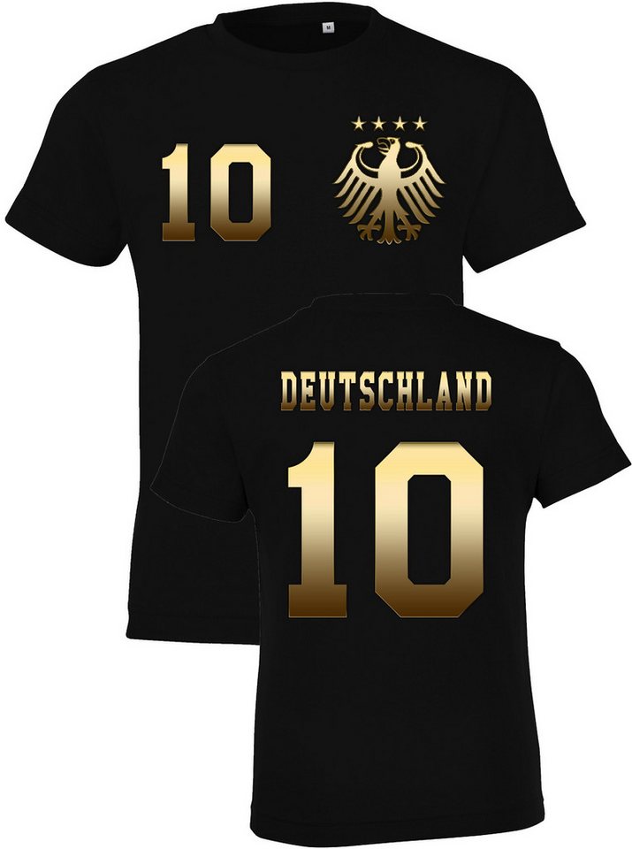 Youth Designz T-Shirt Deutschland Kinder T-Shirt im Fußball Trikot Look EM 2024 mit trendigem Motiv Youth Designz T-Shirt Deutschland Kinder T-Shirt im Fußball Trikot Look EM 2024 mit trendigem Motiv von Youth Designz