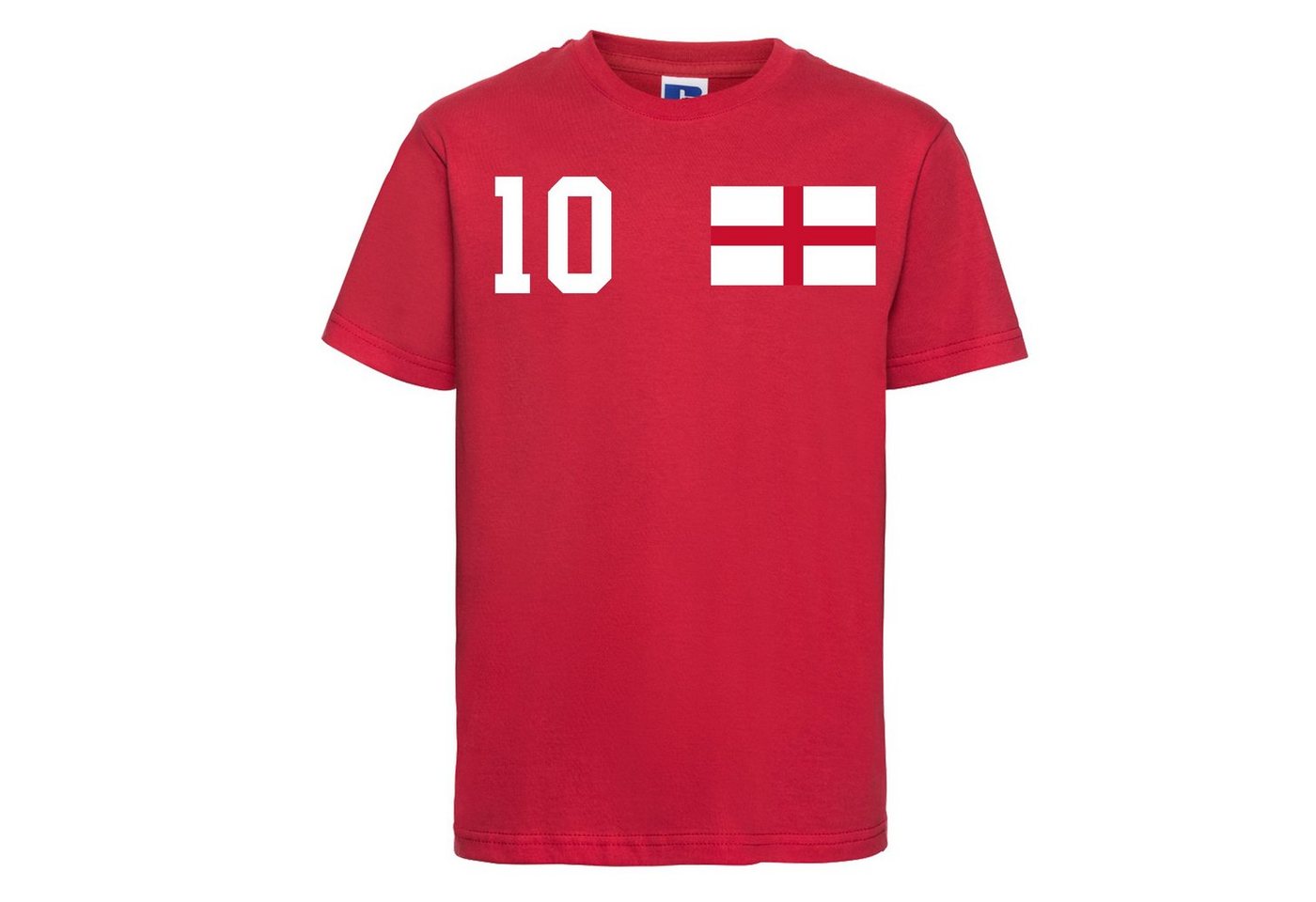 Youth Designz T-Shirt England Kinder T-Shirt im Fußball Trikot Look mit trendigem Motiv Youth Designz T-Shirt England Kinder T-Shirt im Fußball Trikot Look mit trendigem Motiv von Youth Designz