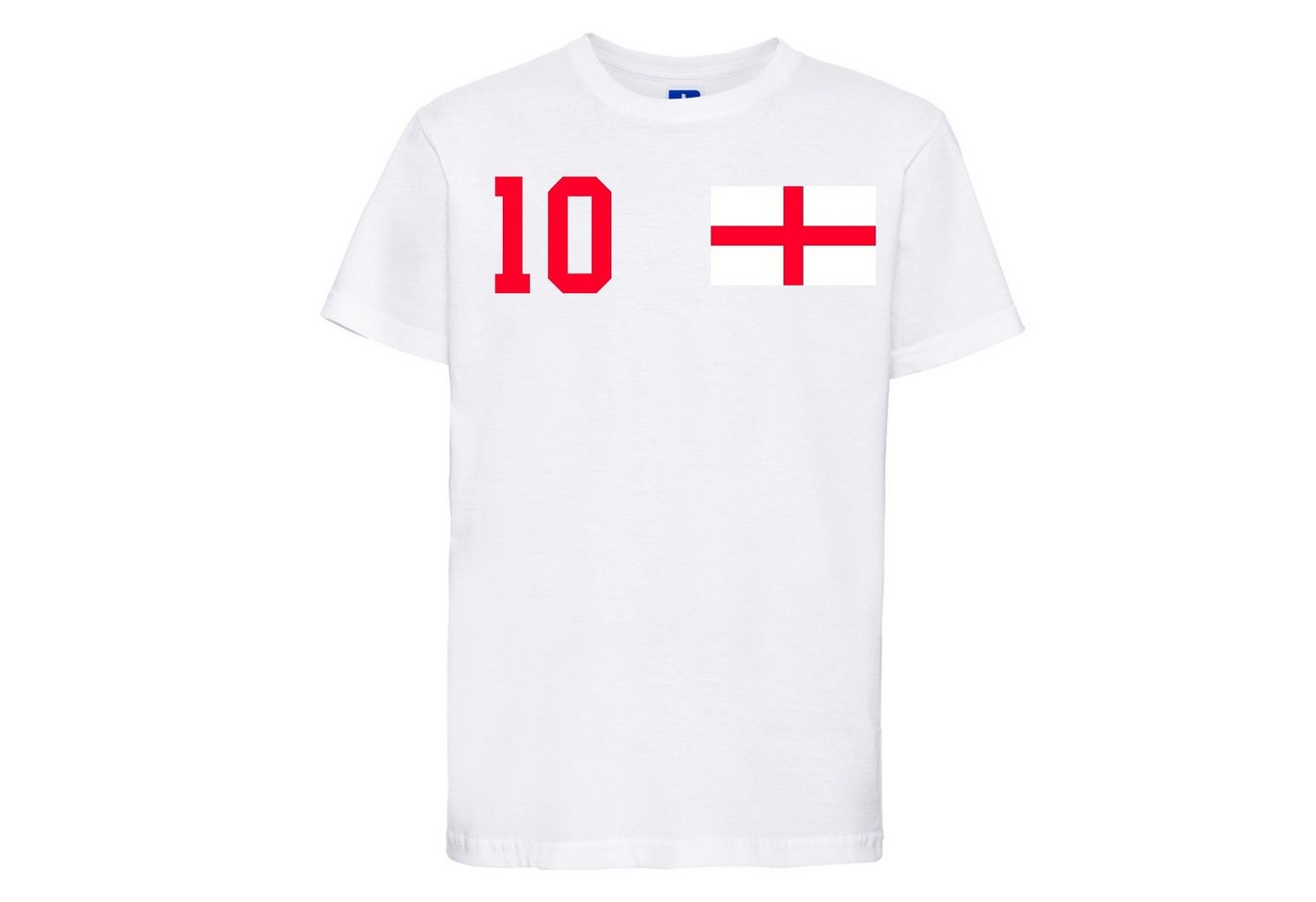 Youth Designz T-Shirt England Kinder T-Shirt im Fußball Trikot Look mit trendigem Motiv Youth Designz T-Shirt England Kinder T-Shirt im Fußball Trikot Look mit trendigem Motiv von Youth Designz
