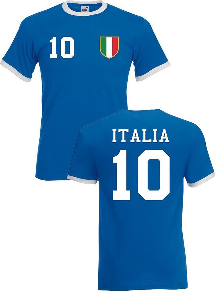 Youth Designz T-Shirt Italien Herren T-Shirt im Fußball Trikot Look mit trendigem Motiv Youth Designz T-Shirt Italien Herren T-Shirt im Fußball Trikot Look mit trendigem Motiv von Youth Designz