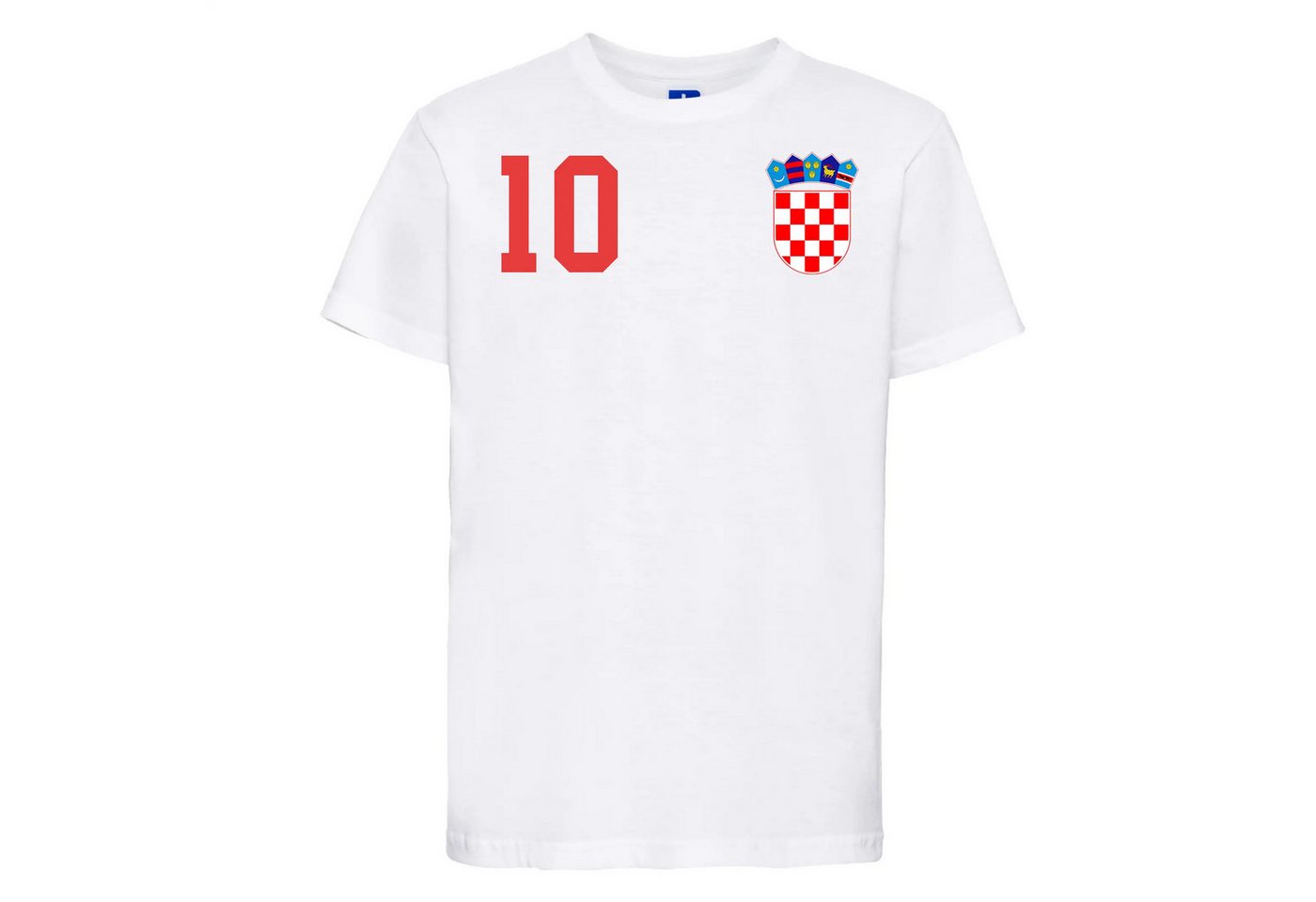 Youth Designz T-Shirt Kroatien Kinder T-Shirt im Fußball Trikot Look mit trendigem Motiv von Youth Designz