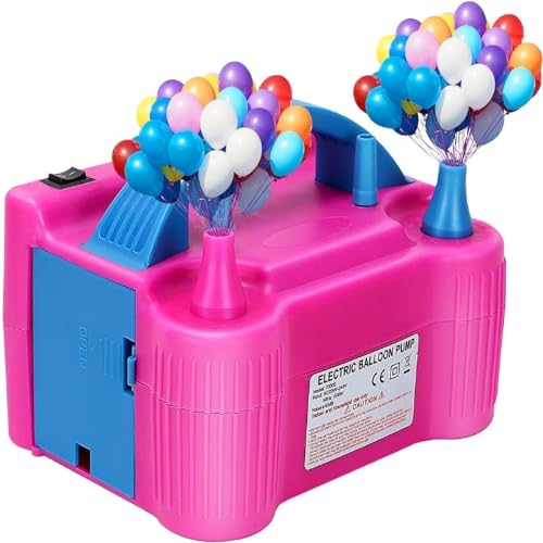 Youyijia Luftballonpumpe Elektrische 600W Elektrische Ballonpumpe,Portable Double Nozzle Balloon Pump Balloons Inflator for Party,Wedding,Birthday Decoration Youyijia Luftballonpumpe Elektrische 600W Elektrische Ballonpumpe,Portable Double Nozzle Balloon Pump Balloons Inflator for Party,Wedding,Birthday Decoration von Youyijia