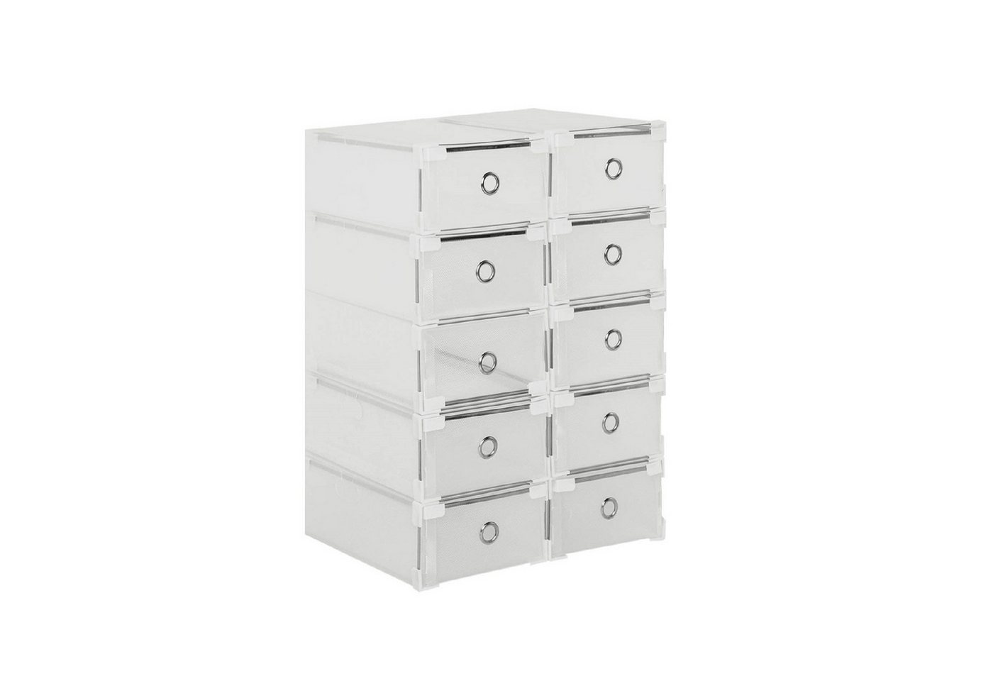 Youyijia Aufbewahrungsbox 10 Stück Schuhboxen Schuhkasten Stapelbare Schuh Youyijia Aufbewahrungsbox 10 Stück Schuhboxen Schuhkasten Stapelbare Schuh von Youyijia