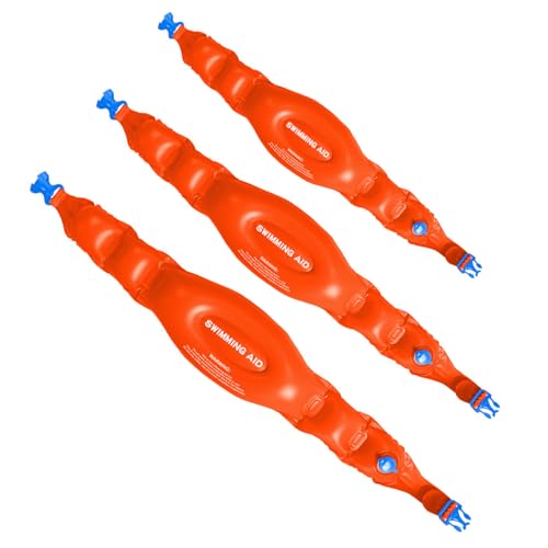 Schwimmgürtel für Kinder aufblasbare PVC -Schwimmgürtel Training Lernflotationsgürtel mit kaltem Widerstand wiederverwendbares Flotationsgerät für Pool, M Schwimmgürtel von Yoyakie