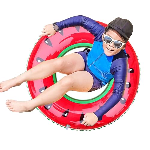 Yplkm Limetten-Poolschwimmer, Obst-Poolschwimmer, Wassermelone Kiwi Orange Limette Aufblasbare Fruchtschlauchringe Schwimmringe, Pool Floaties-Spielzeug, lustige Pool-Ring-Float-Sommerparty-Geschenke von Yplkm