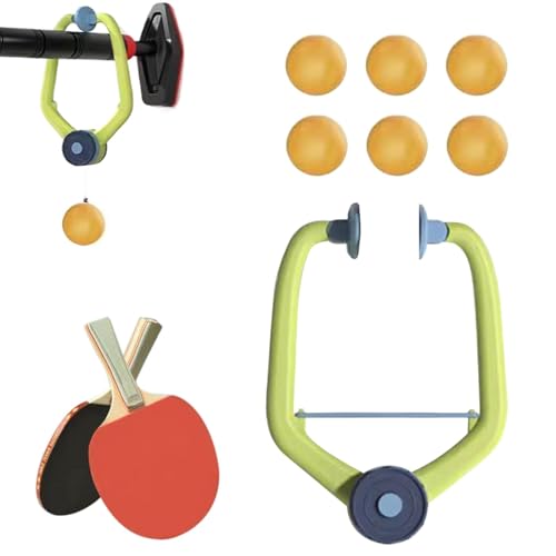 Yplkm Tür-Pong-Spiel für Kinder, Door Jam Pingpong-Starter-Set, Tür-Starter-Set, verstellbares tragbares Set, Tischtennis-Trainer, Übungstraining, Türspiel für Türrahmen von Yplkm