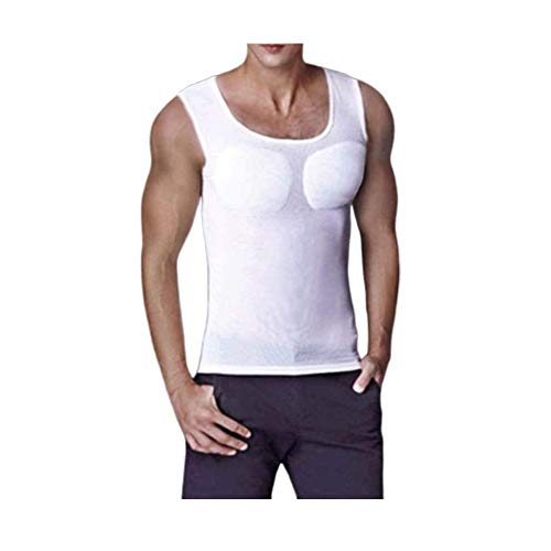 Ypnrd Dress Up Invisible Fake Muscle Unterwäsche Invisible Muscle Bottoming Body Shapewear,Weiß,L Ypnrd Dress Up Invisible Fake Muscle Unterwäsche Invisible Muscle Bottoming Body Shapewear,Weiß,L von Ypnrd
