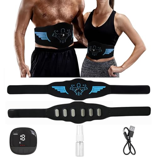 EMS Bauchmuskeltrainer, EMS Trainingsgerät Bauchmuskeltrainer Elektrisch mit 10 Modi und 30 Intensitäten, Bauchtrainer EMS Muskelstimulation USB Wiederaufladbarer Tragbarer, Männer und Frauen EMS Bauchmuskeltrainer, EMS Trainingsgerät Bauchmuskeltrainer Elektrisch mit 10 Modi und 30 Intensitäten, Bauchtrainer EMS Muskelstimulation USB Wiederaufladbarer Tragbarer, Männer und Frauen von Ysislybin