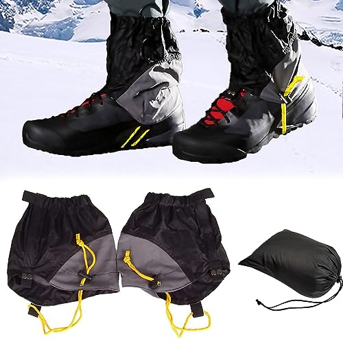 Ysislybin Gamaschen Wandern Jagd Fahrrad, Gamaschen Low Lightweight Trailrunning Gamaschen wasserdichte Knöchelgamaschen für Wanderausrüstung Schuhe Stiefel Wandern Walking Backpacking von Ysislybin