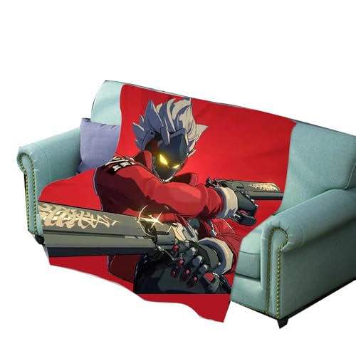 Zenless Zone Zero Merch 3D-Decken-Überwurf, warm, leicht, Überwurf für Bett, Couch, Sofa (Stil 2, XL-150 x 20 cm) von YtwkqyDs