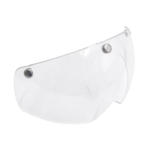 YuWuZhu Helmvisier, Magnetische Schutzbrille, abnehmbarer Helm, UV-Schutz, Brillen, Augenersatzgläser Compatible with Fahrrad-, Motocross- und Fahrradhelme, Aufprallschutz(Transparent) von YuWuZhu