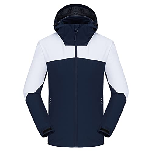 YuanDiann Herren Damen 3 In 1 übergangsjacke 2 Teiliges Set, Outdoor Sport Verdicken Winddicht Funktionsjacke Fleece Gefütterte Mantel mit Kapuze Wanderjacke Skijacke Marine M YuanDiann Herren Damen 3 In 1 übergangsjacke 2 Teiliges Set, Outdoor Sport Verdicken Winddicht Funktionsjacke Fleece Gefütterte Mantel mit Kapuze Wanderjacke Skijacke Marine M von YuanDiann