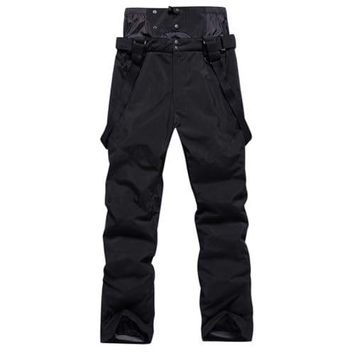 YuanDiann Skihose Herren Damen Wandern Trekking Outdoor Winter Wasserdicht Winddicht Funktionshosen Snowboarden Warme Baumwollfüllung Skihose mit Abnehmbarem Riemen Schwarz L YuanDiann Skihose Herren Damen Wandern Trekking Outdoor Winter Wasserdicht Winddicht Funktionshosen Snowboarden Warme Baumwollfüllung Skihose mit Abnehmbarem Riemen Schwarz L von YuanDiann