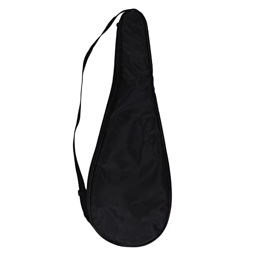 Yuecoom Squashschläger-Abdeckungstasche, leichte gepolsterte Schläger-Tragetasche mit verstellbarem Schultergurt, Schläger-Tennistasche für Tennisspieler (Black) von Yuecoom