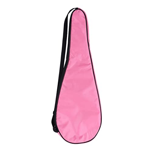 Yuecoom Squashschläger-Abdeckungstasche, leichte gepolsterte Schläger-Tragetasche mit verstellbarem Schultergurt, Schläger-Tennistasche für Tennisspieler (Pink) von Yuecoom