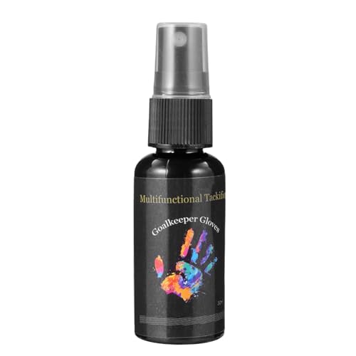 Yuemeuy 30ml Torwarthandschuh Grip Spray | 1/2 STK Football Grip Spray Für Torwarthandschuhe | Handschuh-Griffspray | Torwart Trainingsgeräte Zubehör | Grip Spray Für Klebrige Handschuhe von Yuemeuy