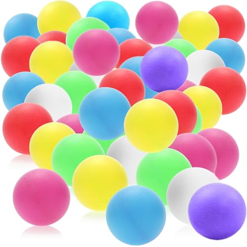 Yueser Tischtennisbälle Bunt, Tischtennisbälle, 60 Stück 40mm Ping Pong Bälle, Tischtennisball, Tischtennis Bälle, Tischtennisbälle Outdoor Table Tennis Balls Tombola Bälle für Bällebad Mischfarben Yueser Tischtennisbälle Bunt, Tischtennisbälle, 60 Stück 40mm Ping Pong Bälle, Tischtennisball, Tischtennis Bälle, Tischtennisbälle Outdoor Table Tennis Balls Tombola Bälle für Bällebad Mischfarben von Yueser