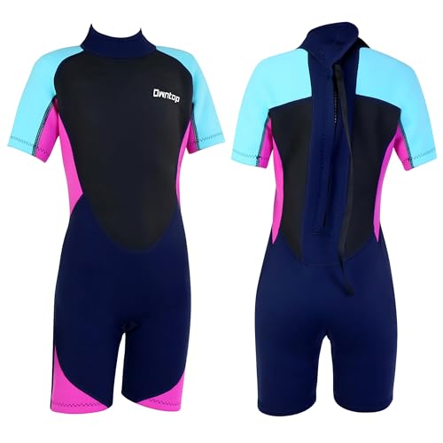 Yueta Kinder Neoprenanzug-2.5mm Neopren Shorty Neoprenanzug Teenager Einteilig UV-Schutz 50+ Badeanzug zum Tauchen, Schwimmen, Surfen (Rot, S) Yueta Kinder Neoprenanzug-2.5mm Neopren Shorty Neoprenanzug Teenager Einteilig UV-Schutz 50+ Badeanzug zum Tauchen, Schwimmen, Surfen (Rot, S) von Yueta