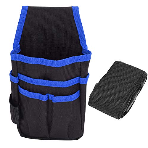 Outdoor-Gürteltasche, Sporttasche aus Oxford-Stoff, tragbare Multifunktions-Werkzeugtasche, Klettern, Camping, Hüfttasche mit Gürtel zum Laufen (Blue Edge with belt) von Yuezhongoo