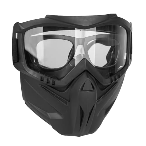 Yulokdwi Schutzbrillen-Gesichtsabdeckung, ATV-Brille mit Gesichtsabdeckung, Reitbrille, Motorradbrille mit Gesichtsabdeckung, Dirt Bikes, ATV, Brillen, Anti-UV, verstellbare Schutzbrille für von Yulokdwi