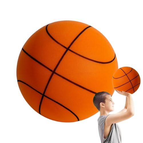 Yulokdwi Silent Basketball, Lautloser Basketball, Hochdichter Schaumstoff Silence Basketball Mit 3D-Textur, Silent Shot Basketball,Hochelastisch Silent Basketball,Leiser Basketball von Yulokdwi