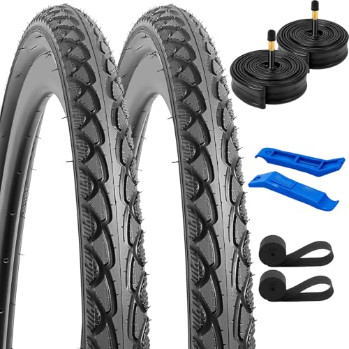 YunSCM 2Pcs Faltbarer 28 Zoll Reifen 28x1.50 700x38C Mantel 40-622 und 2Pcs 700C Schlauch AV48mm Valve kompatibel Bike 700x38C 38-622 700x40C und Fahrrad 28 Zoll Fahrradreifen schlauche YunSCM 2Pcs Faltbarer 28 Zoll Reifen 28x1.50 700x38C Mantel 40-622 und 2Pcs 700C Schlauch AV48mm Valve kompatibel Bike 700x38C 38-622 700x40C und Fahrrad 28 Zoll Fahrradreifen schlauche von YunSCM