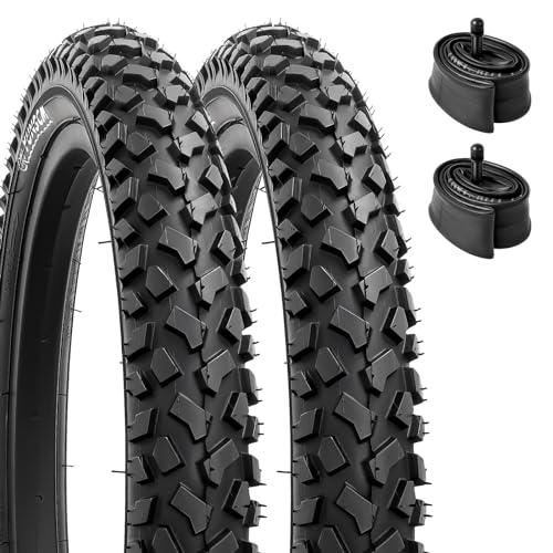 YunSCM 2Pcs 60TPI Faltbarer 12 Zoll Reifen 12x1.95 und 12'' Schlauch AV32mm Schrader Ventil, kompatibel 12x1.90 12x1.95 12x2.0 Fahrradreifen und schlauche YunSCM 2Pcs 60TPI Faltbarer 12 Zoll Reifen 12x1.95 und 12'' Schlauch AV32mm Schrader Ventil, kompatibel 12x1.90 12x1.95 12x2.0 Fahrradreifen und schlauche von YunSCM