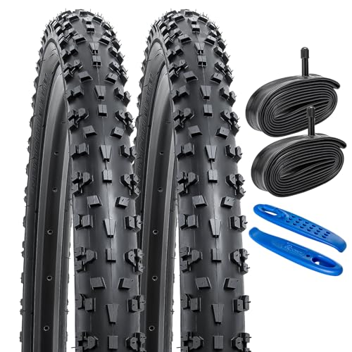 YunSCM 2Pcs Faltbar 26 Zoll Reifen 26x1.95 Mantel und 2Pcs 26 Zoll Schlauch AV32mm Valve kompatibel 50/54-559 26x1.90 26x1.95 26x2.0 Reifen Fahrradreifen und schlauche YunSCM 2Pcs Faltbar 26 Zoll Reifen 26x1.95 Mantel und 2Pcs 26 Zoll Schlauch AV32mm Valve kompatibel 50/54-559 26x1.90 26x1.95 26x2.0 Reifen Fahrradreifen und schlauche von YunSCM
