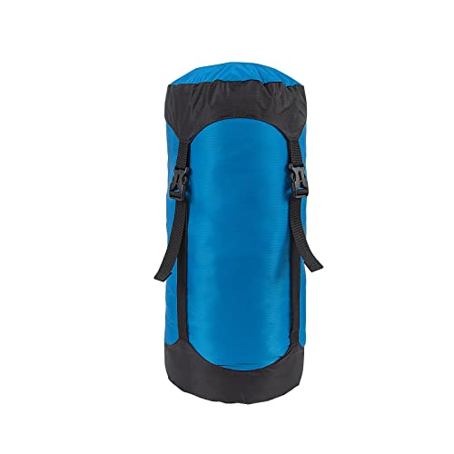 Kompressionssack, 5L/8L/18L/25L/35L Leichte Kompressionssäcke Taschen Schlafsack Sachen Aufbewahrungssäcke für Rucksacktouren Camping Wandern (Blau,25L) von Yundxi