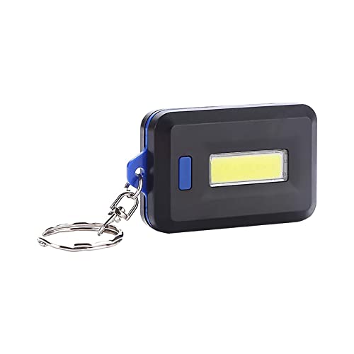 Taschenlampe Led Für Bergsteigen Schlüsselanhänger Taschenlampe Geeignet und Mini-Taschenlampe Camping Beleuchtung Ultra Ring Key Bright Home Taschenlampe Taschenlampen für Camping (Blue, One Size) von Yunyahe