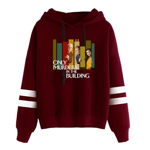 Hoodie Only Murders In The Building Männer und Frauen Pullover Sweatshirt, Klassisch Retro Rundhals Sweatshirt Lose Mode Plus Size Jacke Rollenspiel Mantel Warmer Pullover Langarm Top-black||XXS Hoodie Only Murders In The Building Männer und Frauen Pullover Sweatshirt, Klassisch Retro Rundhals Sweatshirt Lose Mode Plus Size Jacke Rollenspiel Mantel Warmer Pullover Langarm Top-black||XXS von Yuogkk
