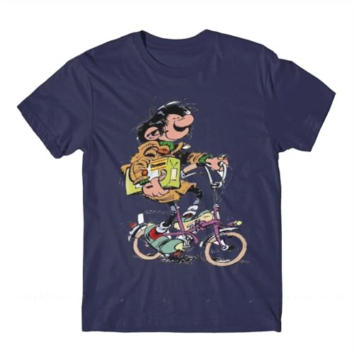 T-Shirt Gaston Lagaffe Mode Muster kurzärmelig, Cartoon Spaß Sweatshirt Baumwolle klassisch vielseitig Tops Männer und Frauen Rollenspiel Tank Tops lose plus Größe Trend Sportbekleidung-white||XS T-Shirt Gaston Lagaffe Mode Muster kurzärmelig, Cartoon Spaß Sweatshirt Baumwolle klassisch vielseitig Tops Männer und Frauen Rollenspiel Tank Tops lose plus Größe Trend Sportbekleidung-white||XS von Yuogkk