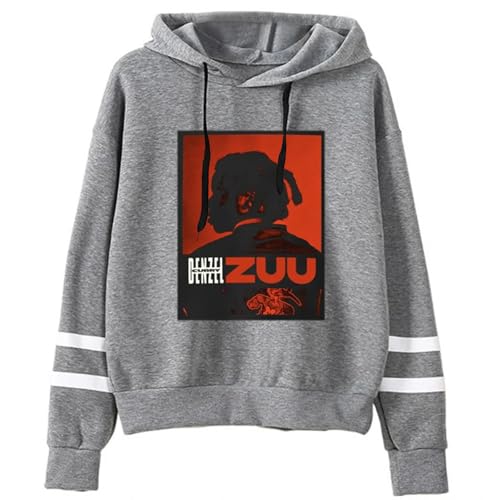 Yuogkk Hoodie Denzel Curry Herren Damen Langarm Sweatshirt,Klassischer Retro Hip Hop Pullover Bedrucktes Muster Harajuku Jacke Mode Trend Plus Size Streetwear Outdoor Reise Sweatshirt-Black||XXS von Yuogkk