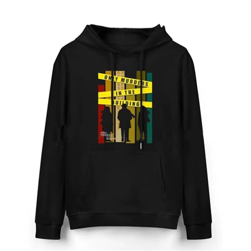 Yuogkk Hoodie Only Murders In The Building Retro Pattern Long Sleeve Pullover,3D Classic Crew Neck Hooded Sweatshirt Casual Loose Polo Shirt Role Play Fun Top-Black||XXS Yuogkk Hoodie Only Murders In The Building Retro Pattern Long Sleeve Pullover,3D Classic Crew Neck Hooded Sweatshirt Casual Loose Polo Shirt Role Play Fun Top-Black||XXS von Yuogkk