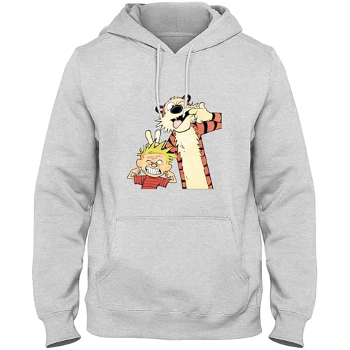 Yuogkk Pullover Cal.lVin Ho.bBes Bill Watterson Spaß Humor Langarm-Sweatshirt, Klassischer Retro-Cartoon-Pullover Lustiger Tiger-Pullover Mode Lässige Freundschaft Jacke Rollenspiel Top-Black||XS Yuogkk Pullover Cal.lVin Ho.bBes Bill Watterson Spaß Humor Langarm-Sweatshirt, Klassischer Retro-Cartoon-Pullover Lustiger Tiger-Pullover Mode Lässige Freundschaft Jacke Rollenspiel Top-Black||XS von Yuogkk